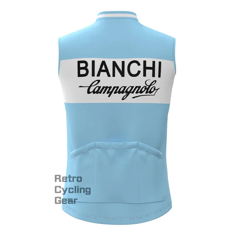 Bianchi Blue Retro Cycling Vest
