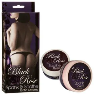 BLACK ROSE - SPANK & SOOTHE EROTIC CREAMS
