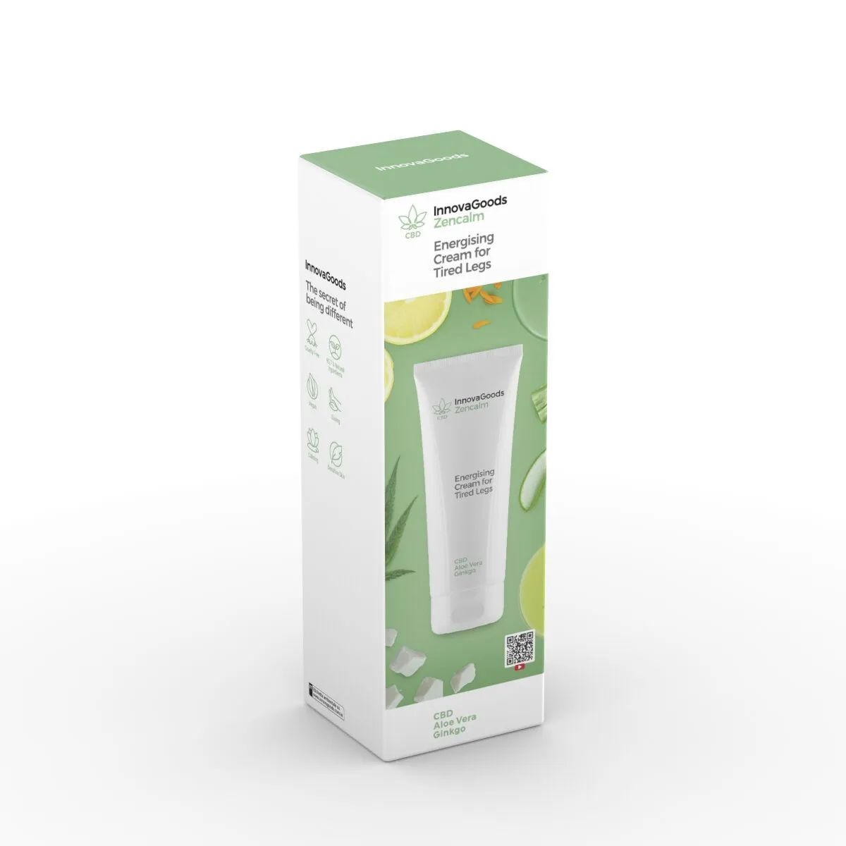 Energising Cream For Tired Legs Cbd Zencalm 200 Ml