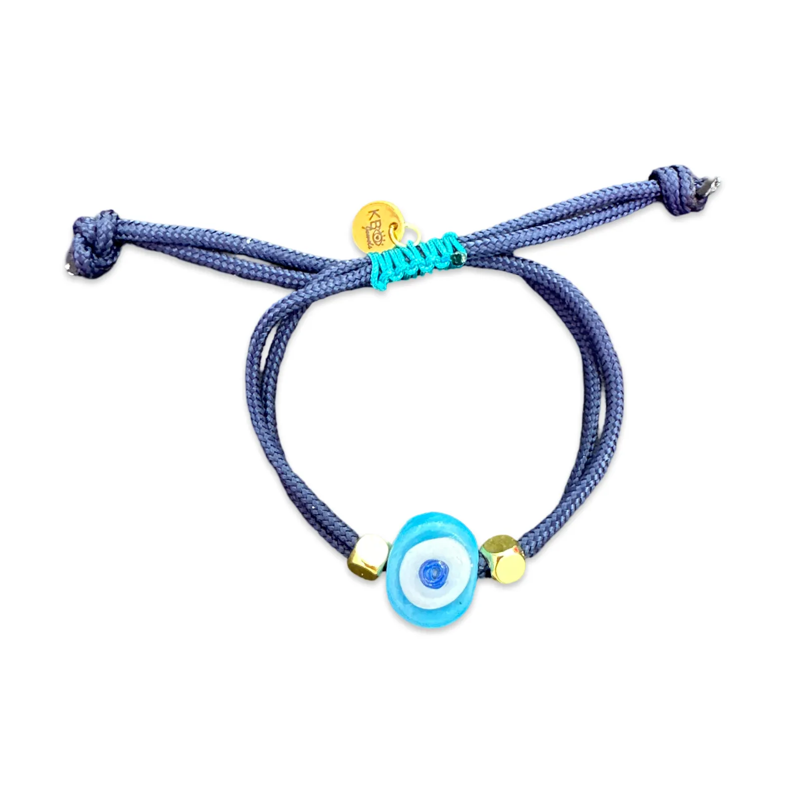Greek eye bracelet navy small