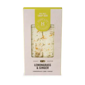 Snap  Wax Melt Bar Large Lemongrass & Ginger