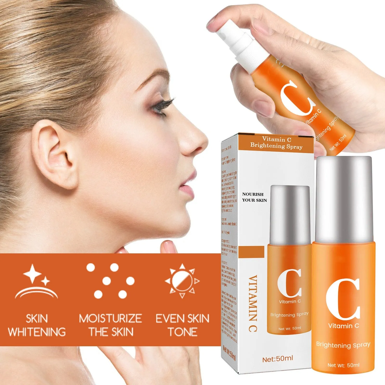 Vitamin C Hydrating Face Spray – Refreshing & Moisturizing Mist for Radiant Skin