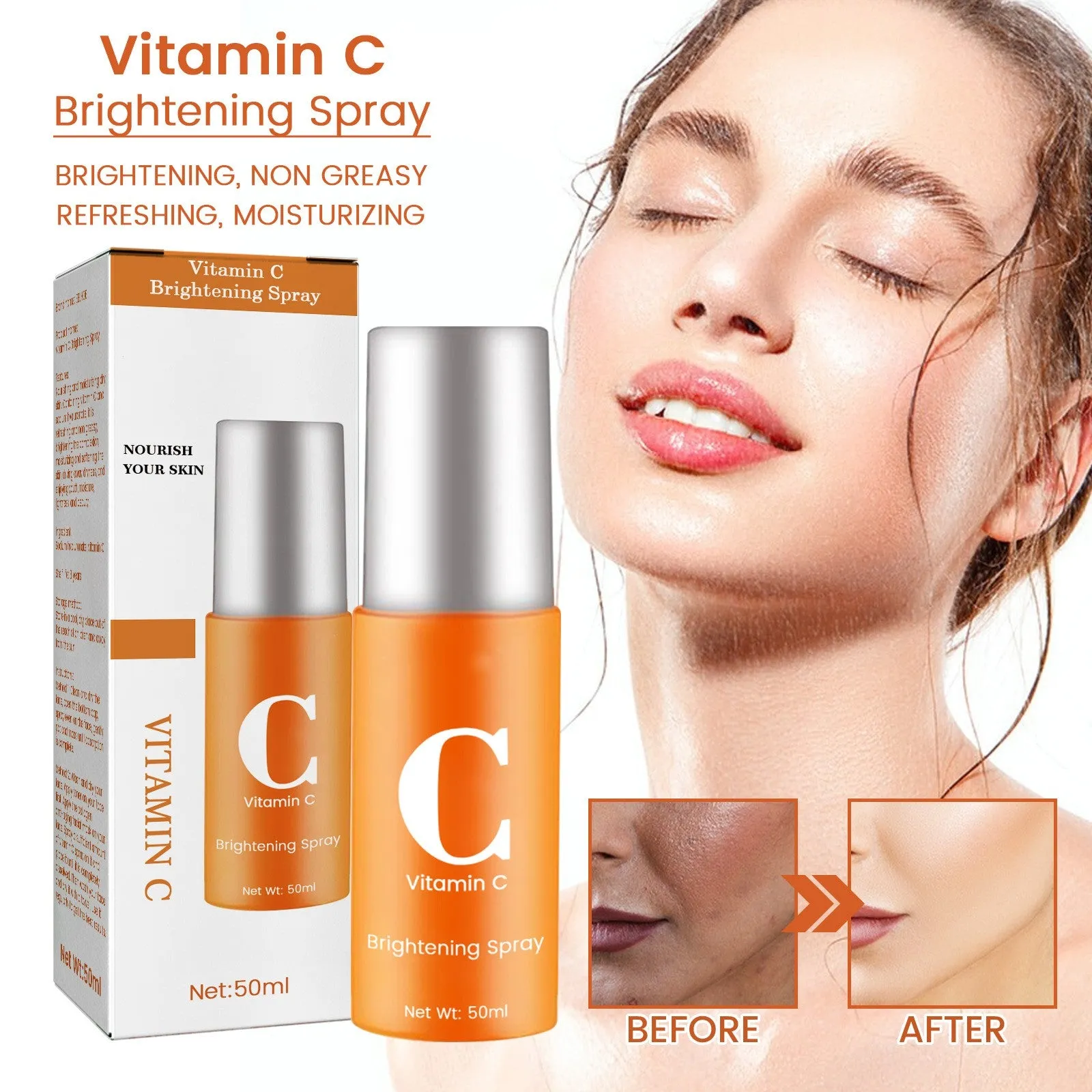 Vitamin C Hydrating Face Spray – Refreshing & Moisturizing Mist for Radiant Skin