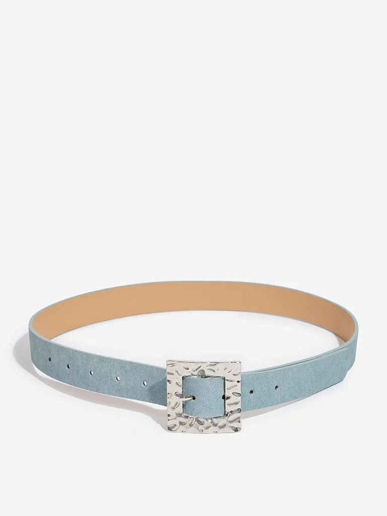 Westside Accessories Blue Buckle Belt (Small)